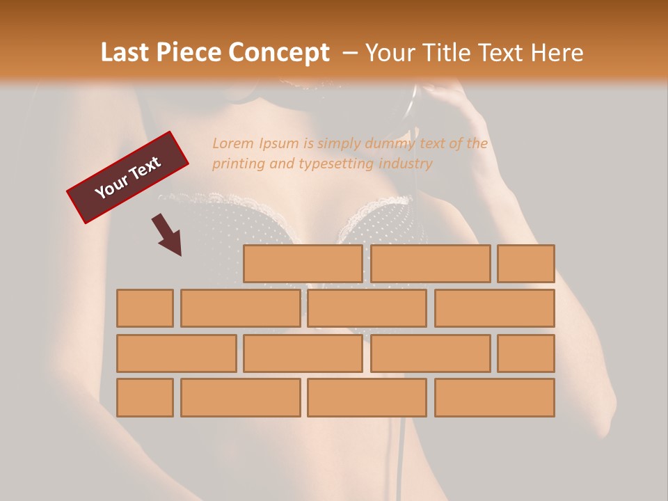 Beautiful Dj Girl PowerPoint Template