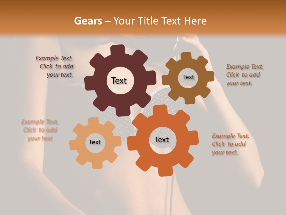 Beautiful Dj Girl PowerPoint Template