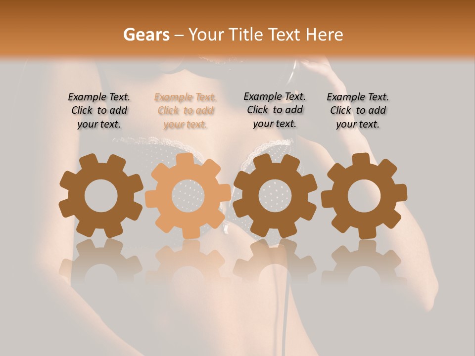 Beautiful Dj Girl PowerPoint Template