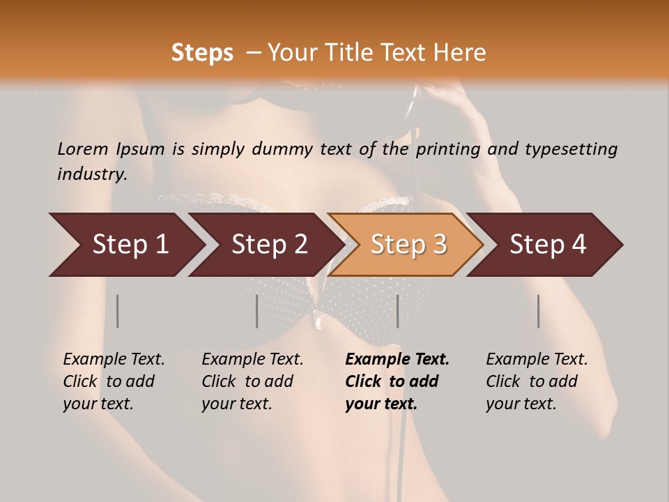 Beautiful Dj Girl PowerPoint Template