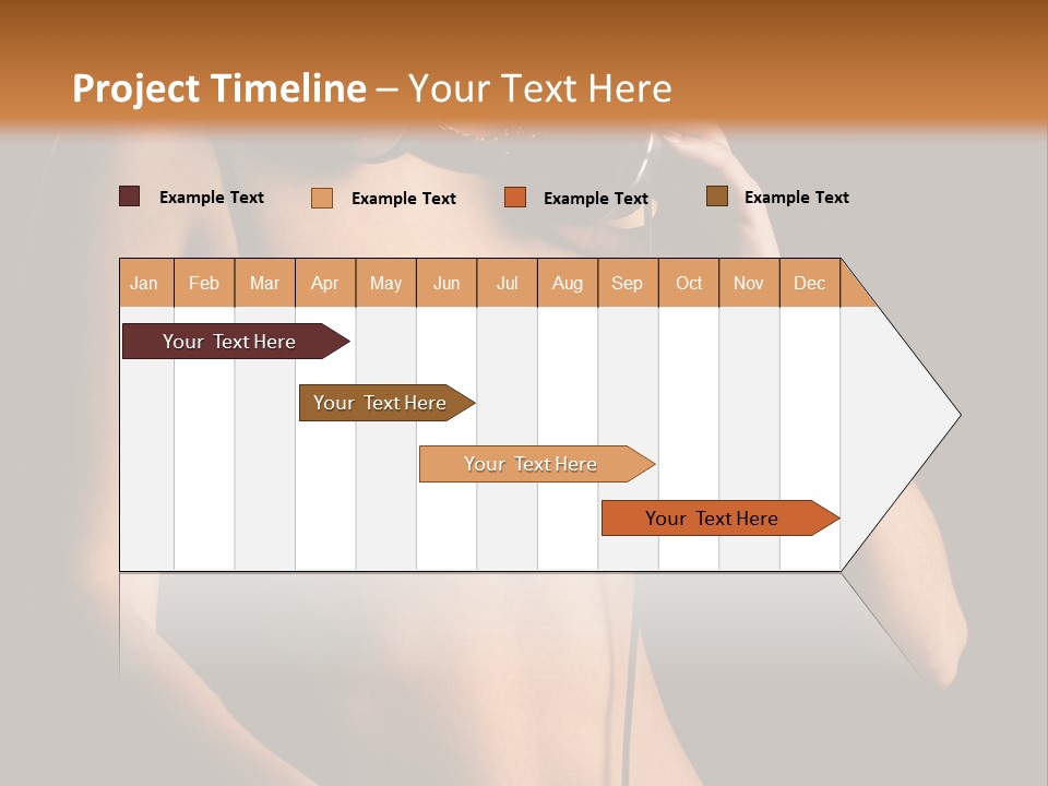 Beautiful Dj Girl PowerPoint Template