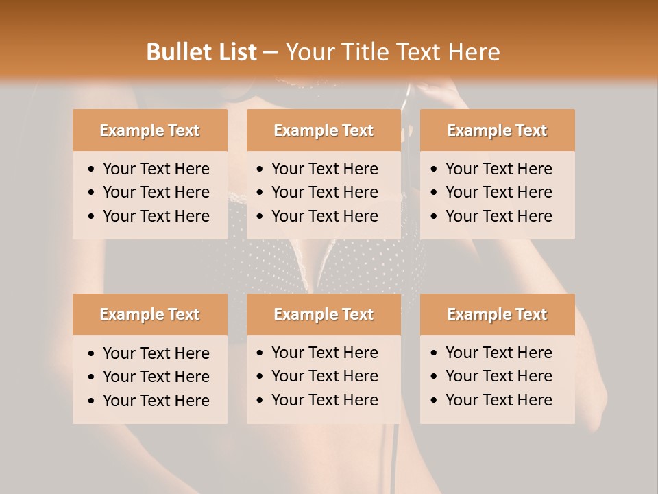 Beautiful Dj Girl PowerPoint Template