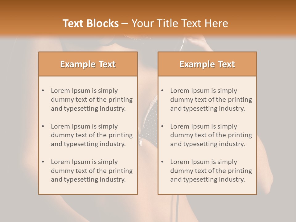 Beautiful Dj Girl PowerPoint Template