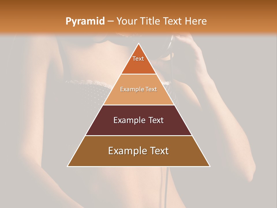 Beautiful Dj Girl PowerPoint Template