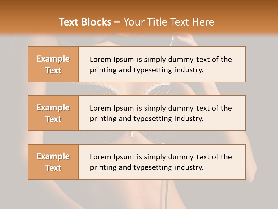 Beautiful Dj Girl PowerPoint Template