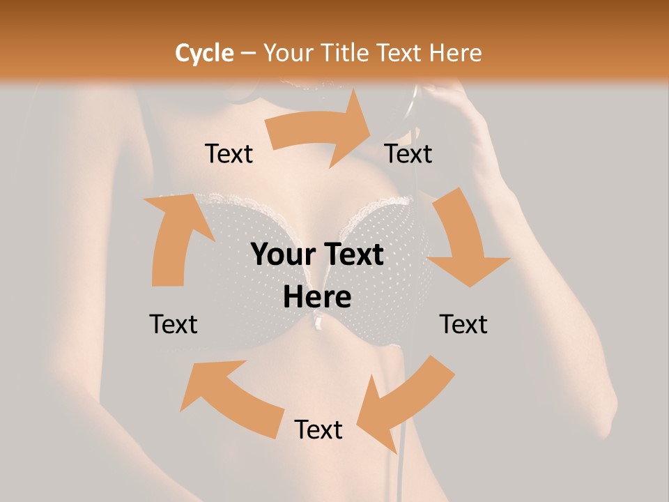 Beautiful Dj Girl PowerPoint Template