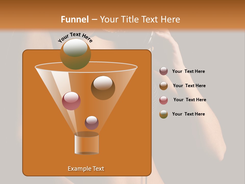 Beautiful Dj Girl PowerPoint Template