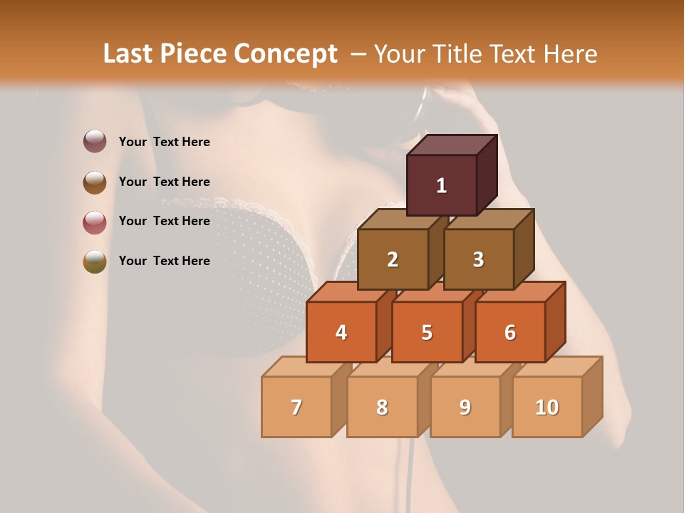 Beautiful Dj Girl PowerPoint Template