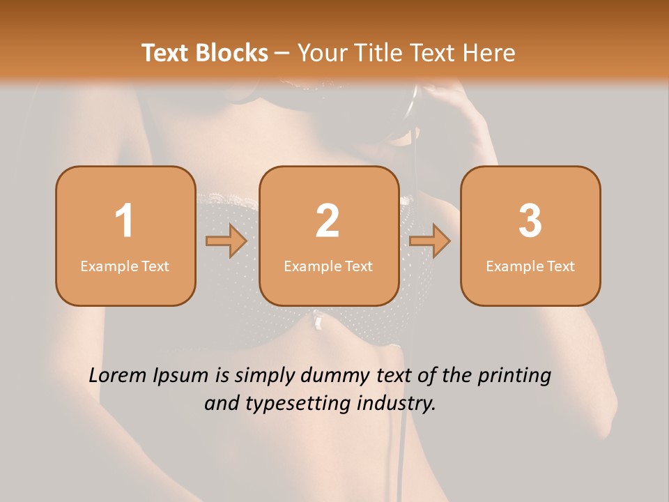 Beautiful Dj Girl PowerPoint Template