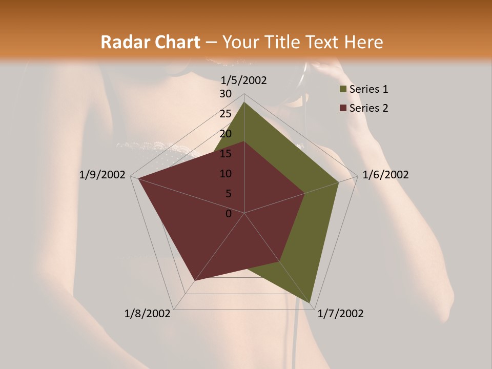 Beautiful Dj Girl PowerPoint Template