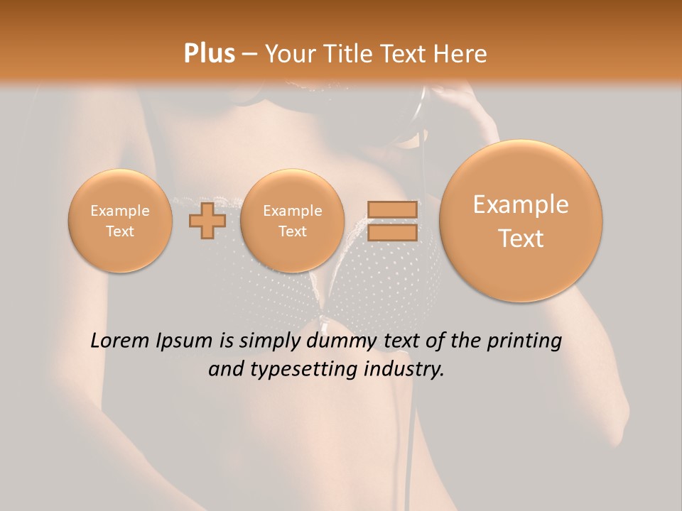 Beautiful Dj Girl PowerPoint Template