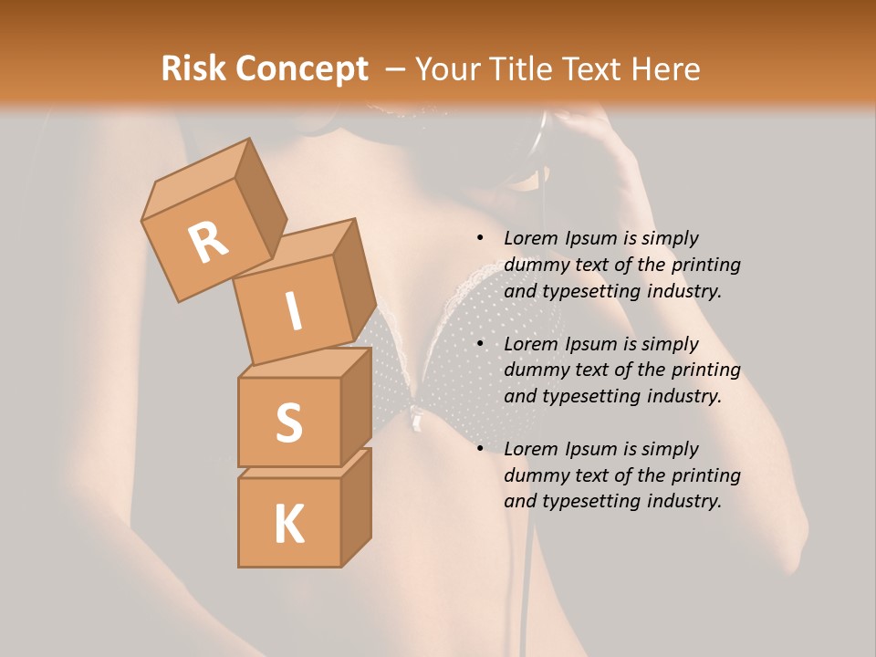 Beautiful Dj Girl PowerPoint Template