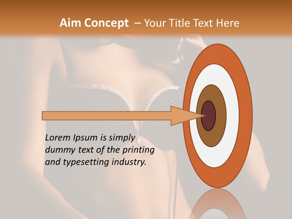 Beautiful Dj Girl PowerPoint Template