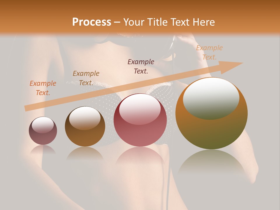 Beautiful Dj Girl PowerPoint Template