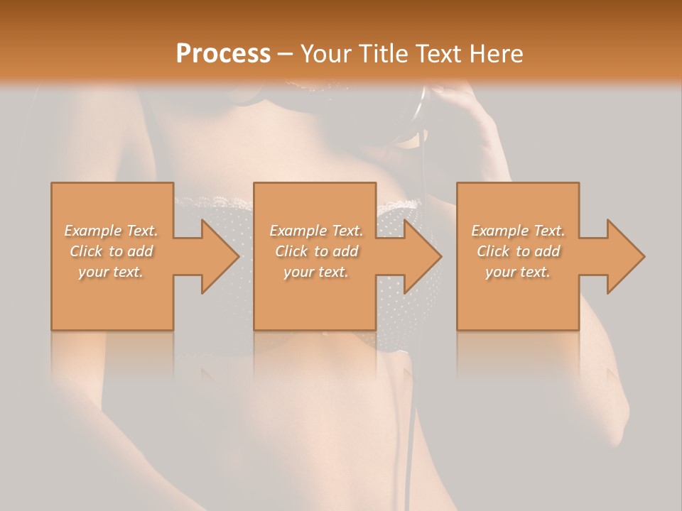 Beautiful Dj Girl PowerPoint Template