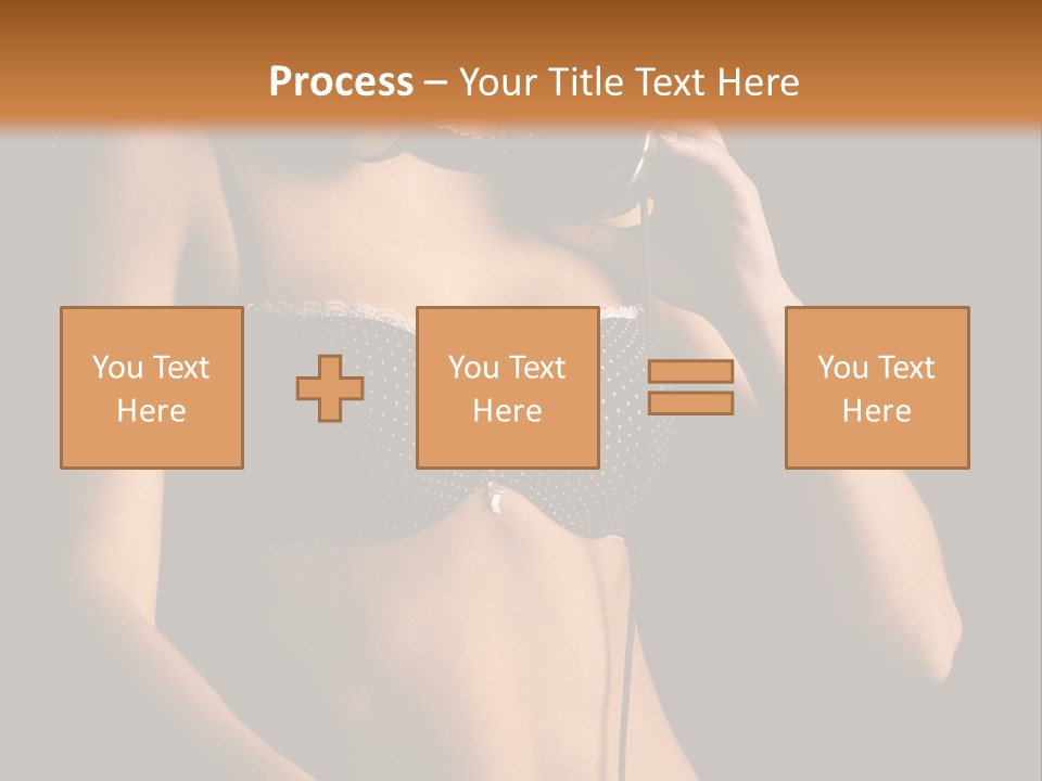 Beautiful Dj Girl PowerPoint Template