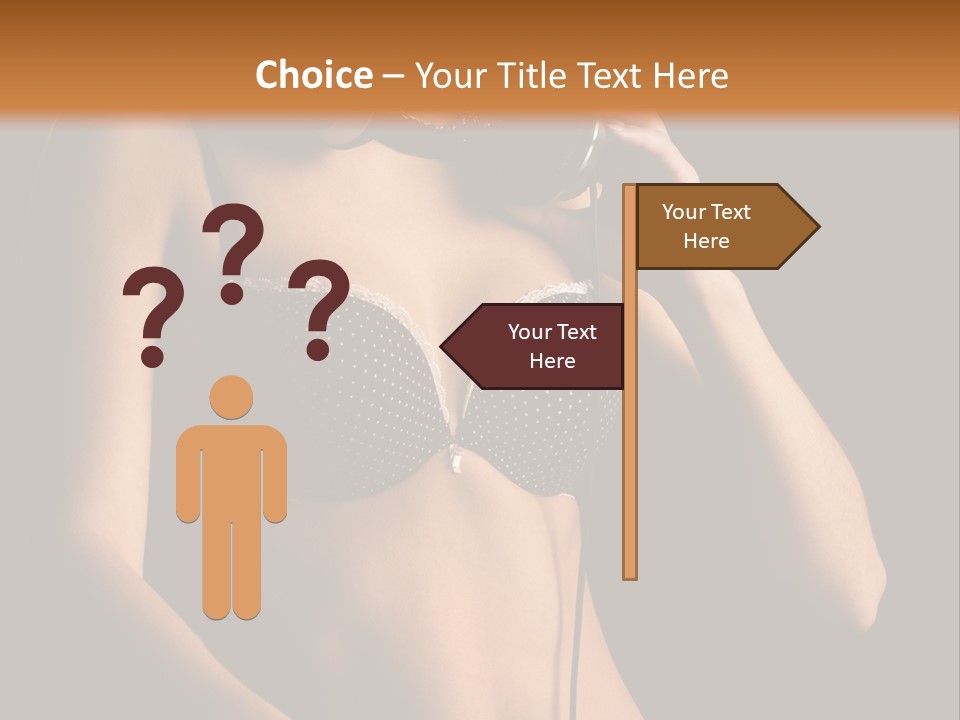 Beautiful Dj Girl PowerPoint Template