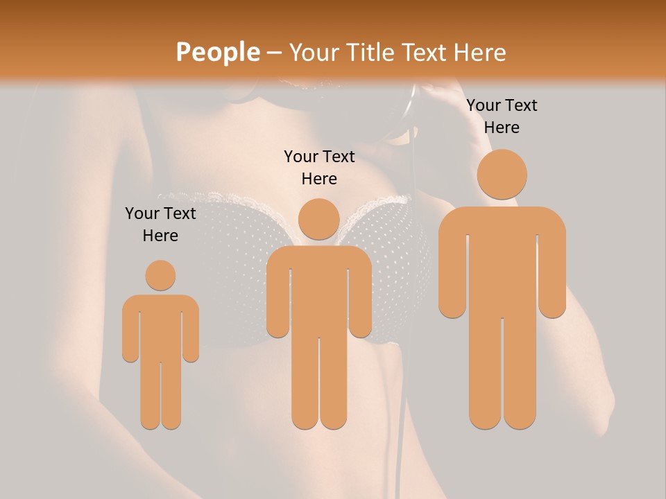 Beautiful Dj Girl PowerPoint Template