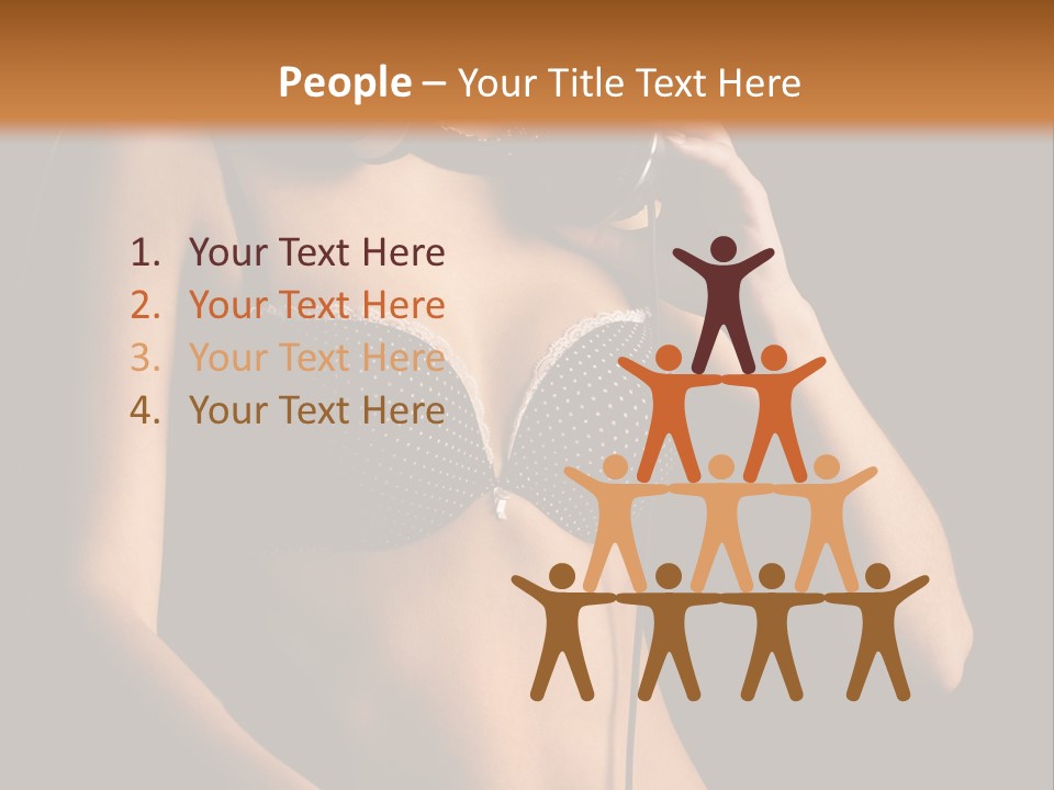 Beautiful Dj Girl PowerPoint Template