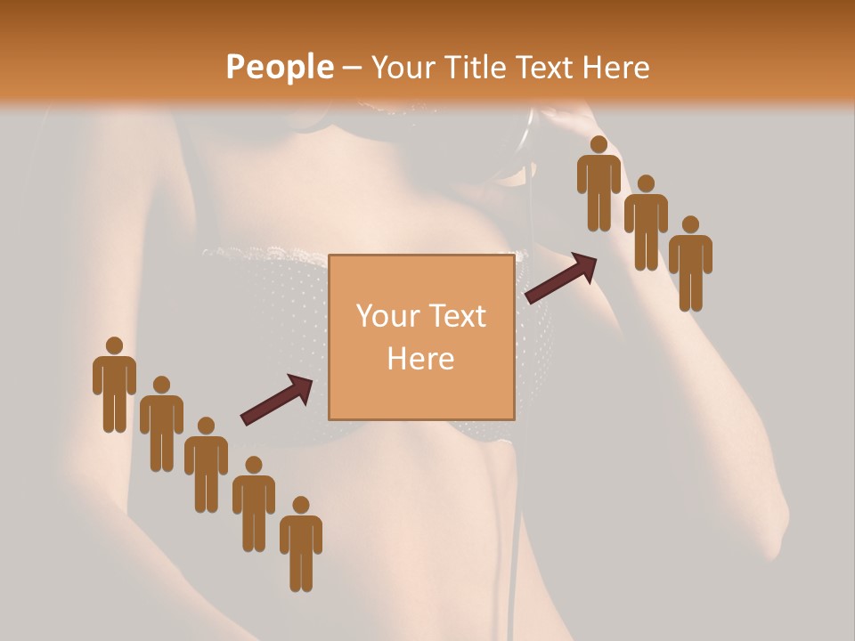 Beautiful Dj Girl PowerPoint Template