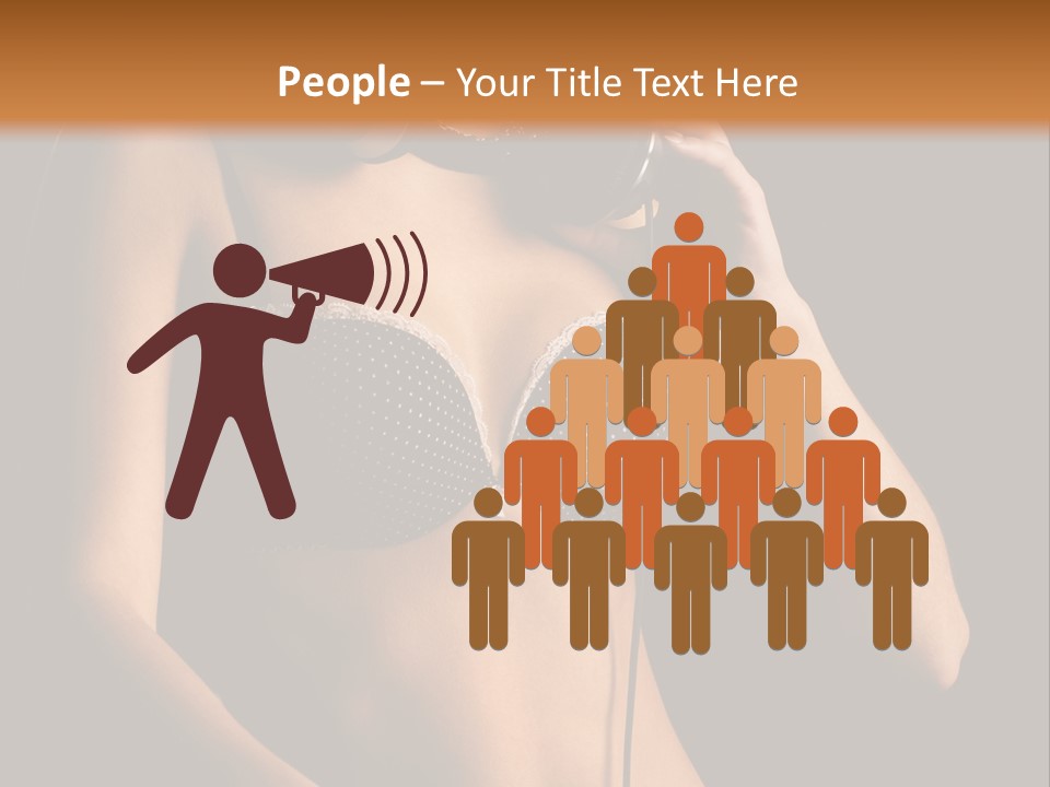 Beautiful Dj Girl PowerPoint Template