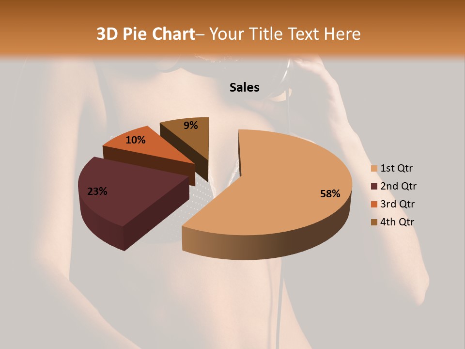 Beautiful Dj Girl PowerPoint Template