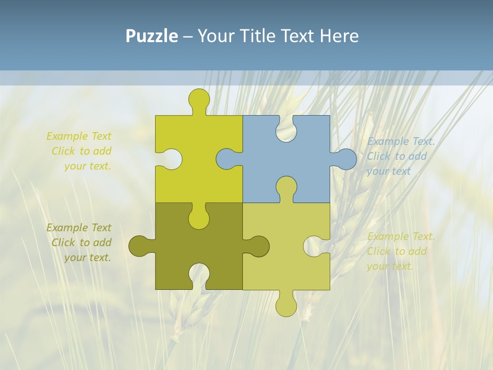 Wheat Green PowerPoint Template