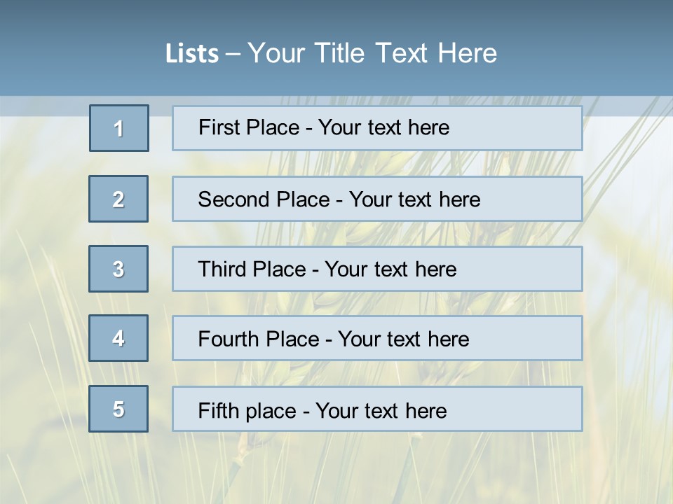 Wheat Green PowerPoint Template