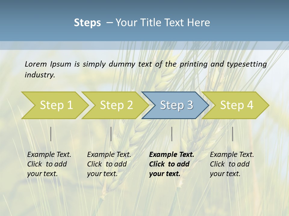 Wheat Green PowerPoint Template
