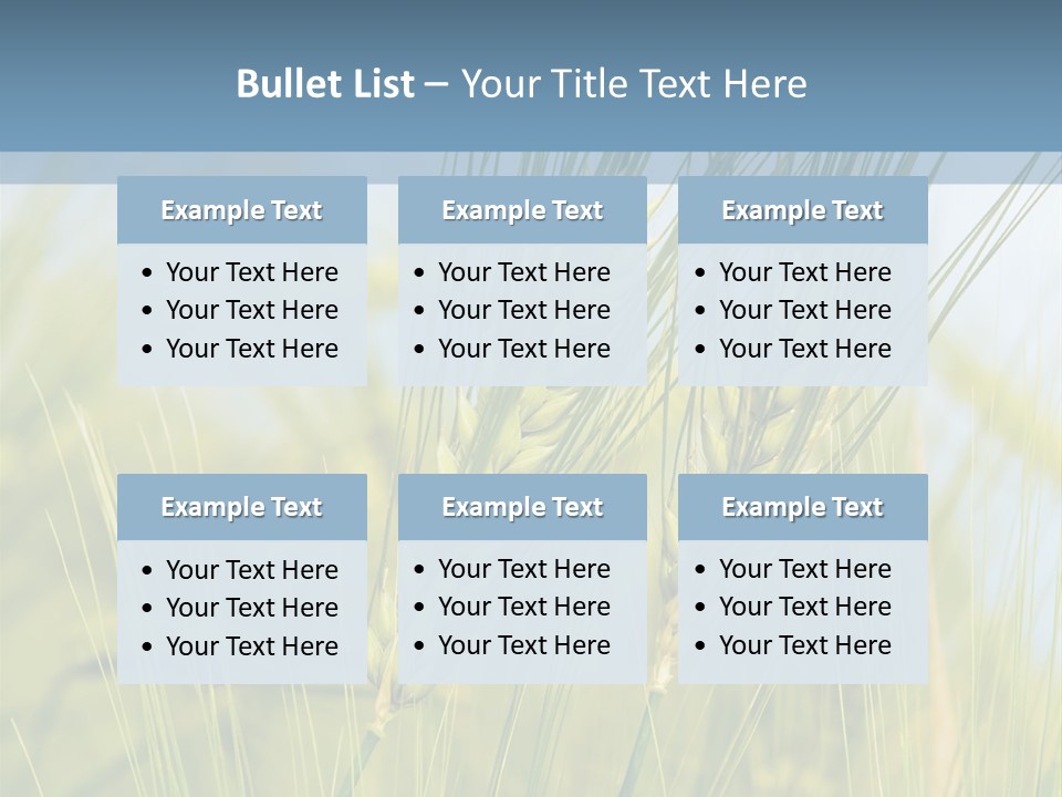 Wheat Green PowerPoint Template