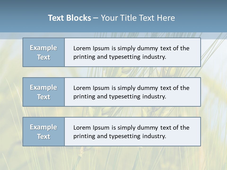 Wheat Green PowerPoint Template