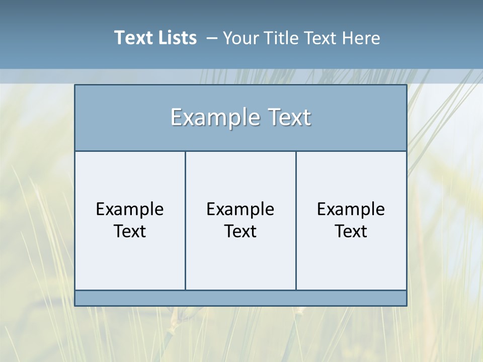 Wheat Green PowerPoint Template