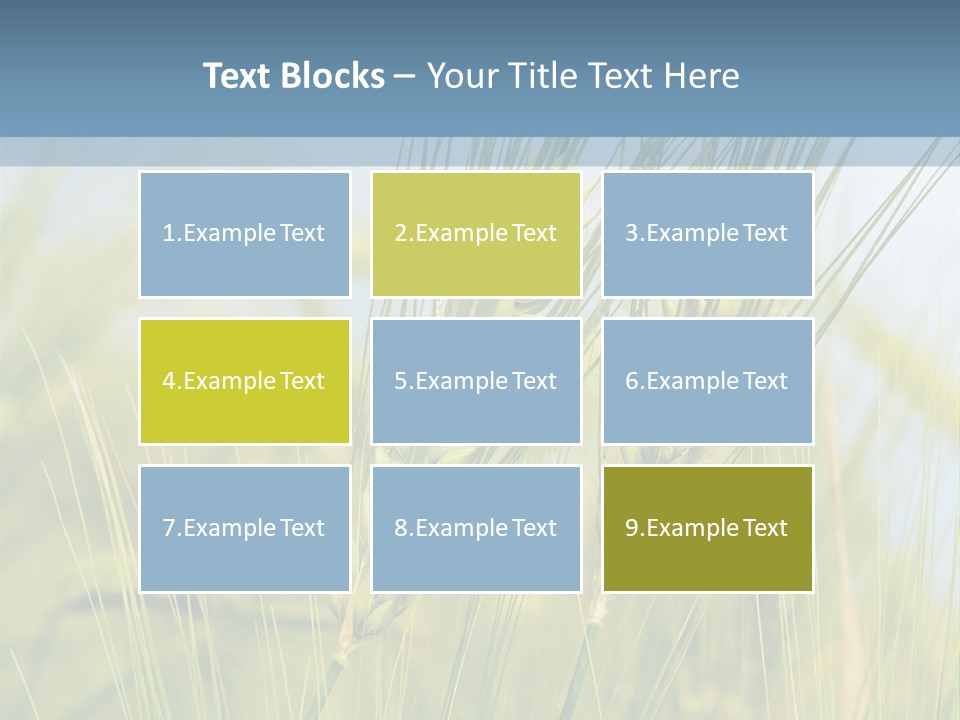 Wheat Green PowerPoint Template