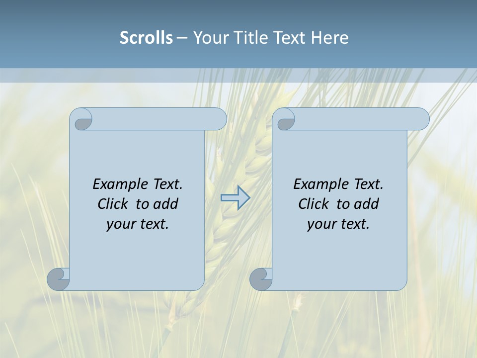 Wheat Green PowerPoint Template