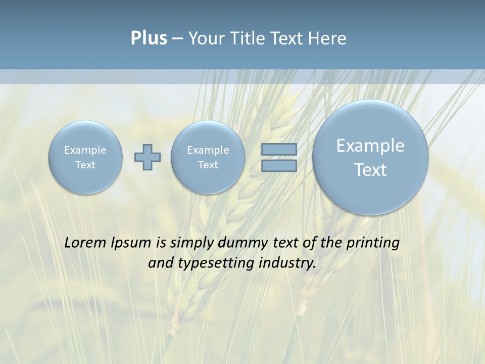 Wheat Green PowerPoint Template