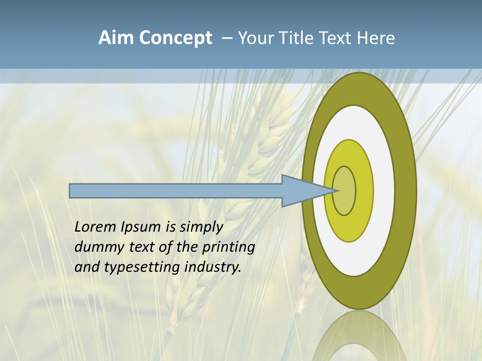 Wheat Green PowerPoint Template