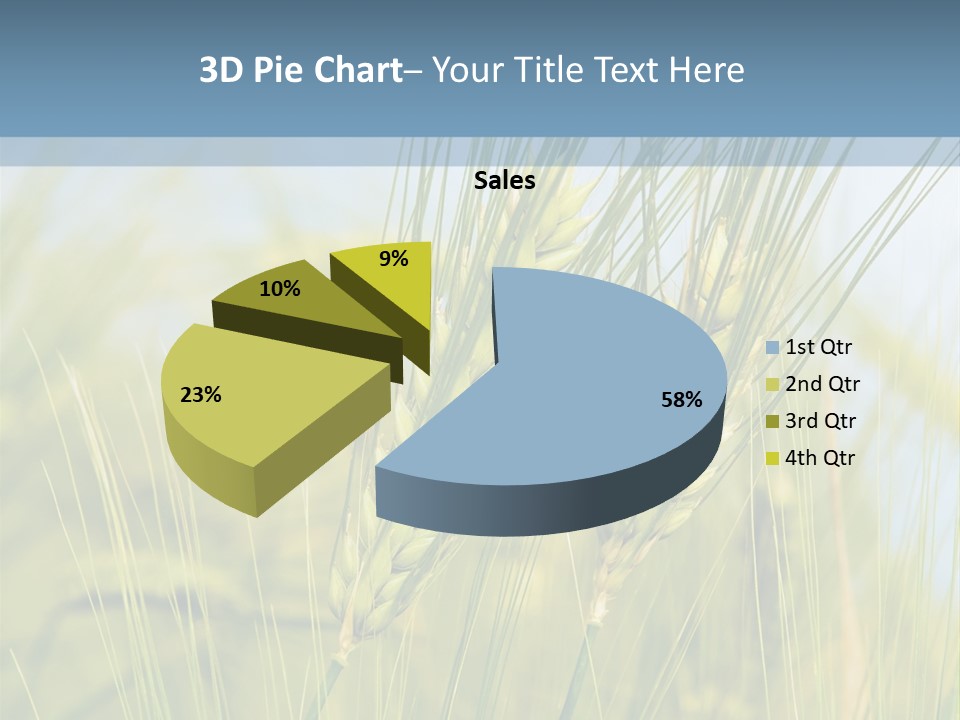 Wheat Green PowerPoint Template