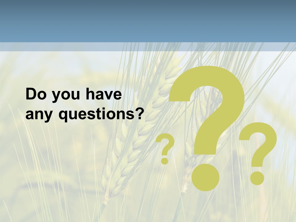 Wheat Green PowerPoint Template