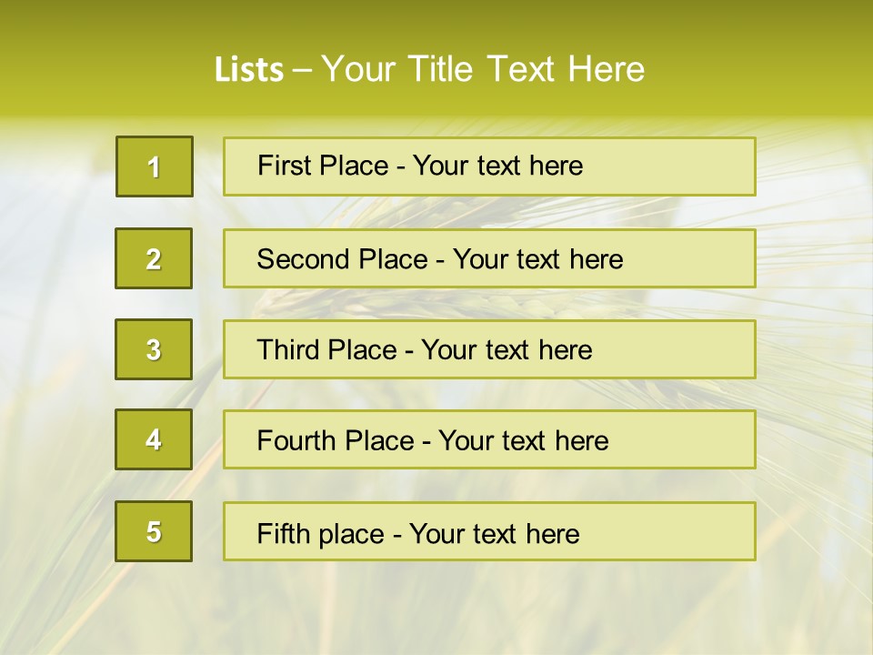 Wheat PowerPoint Template