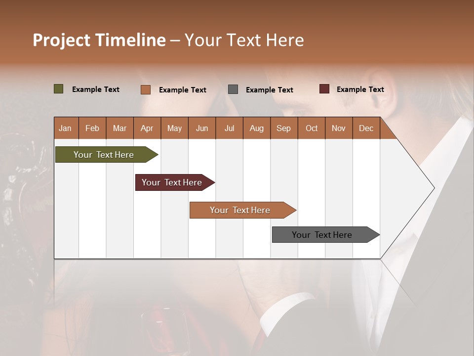 Couples Eating Chocolate PowerPoint Template