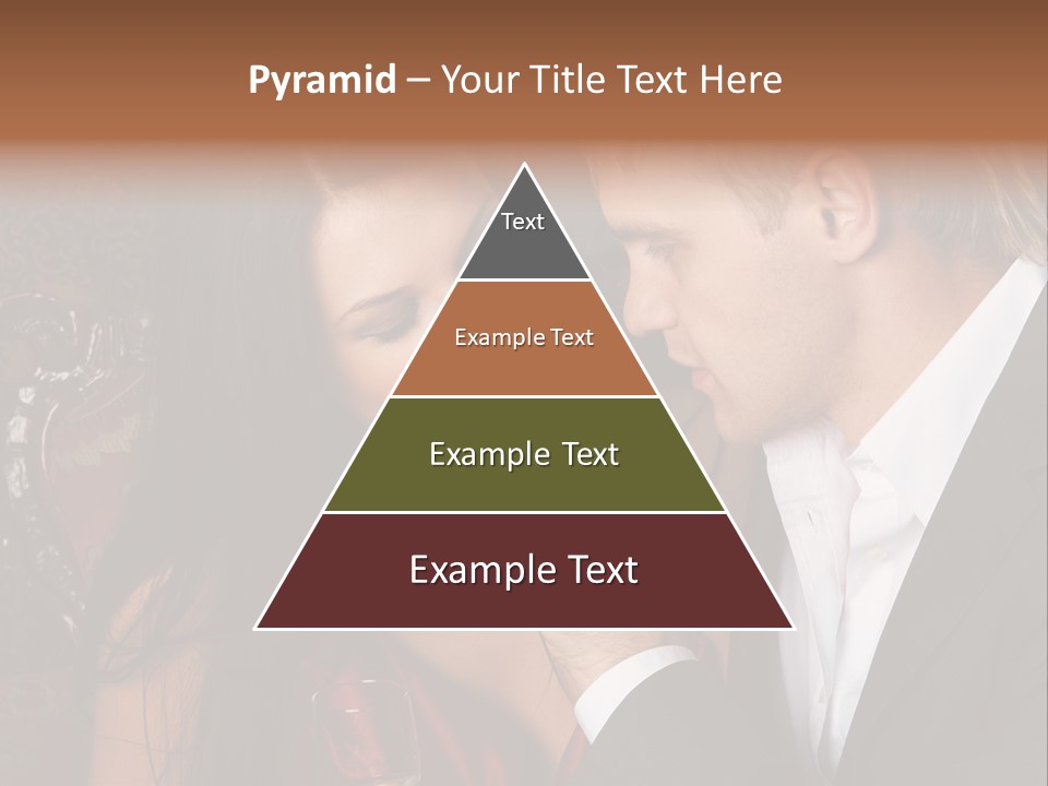 Couples Eating Chocolate PowerPoint Template
