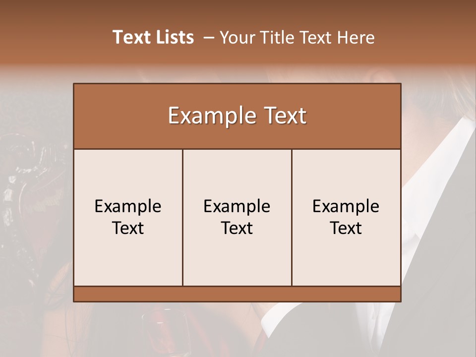 Couples Eating Chocolate PowerPoint Template