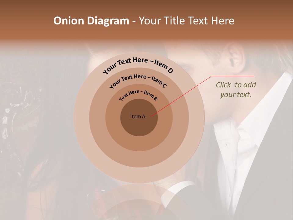 Couples Eating Chocolate PowerPoint Template