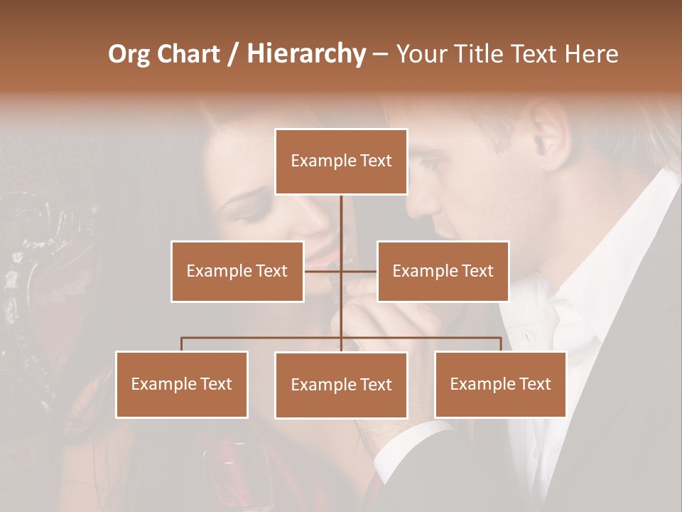 Couples Eating Chocolate PowerPoint Template