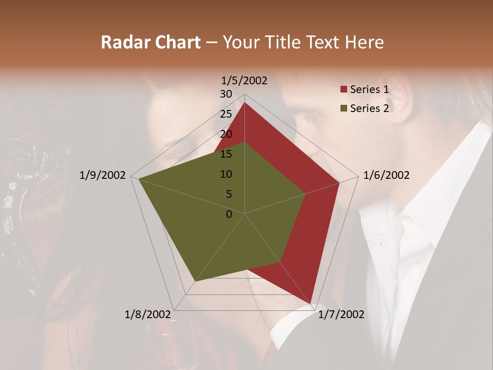 Couples Eating Chocolate PowerPoint Template