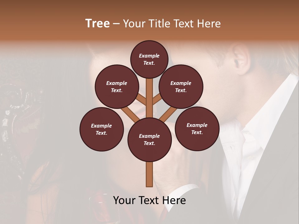Couples Eating Chocolate PowerPoint Template