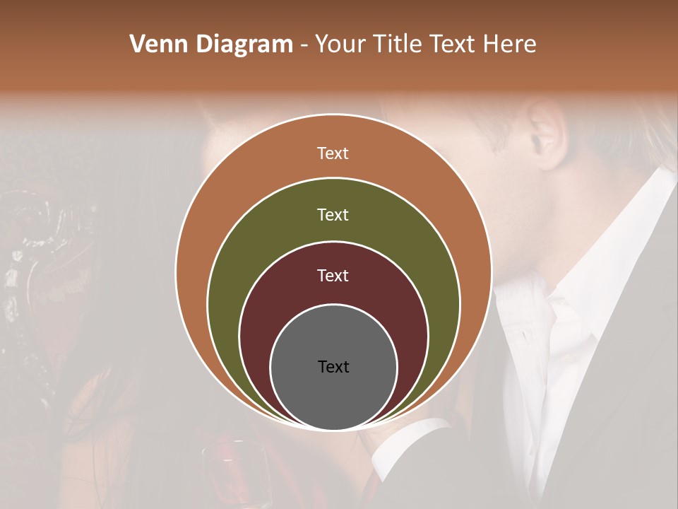 Couples Eating Chocolate PowerPoint Template