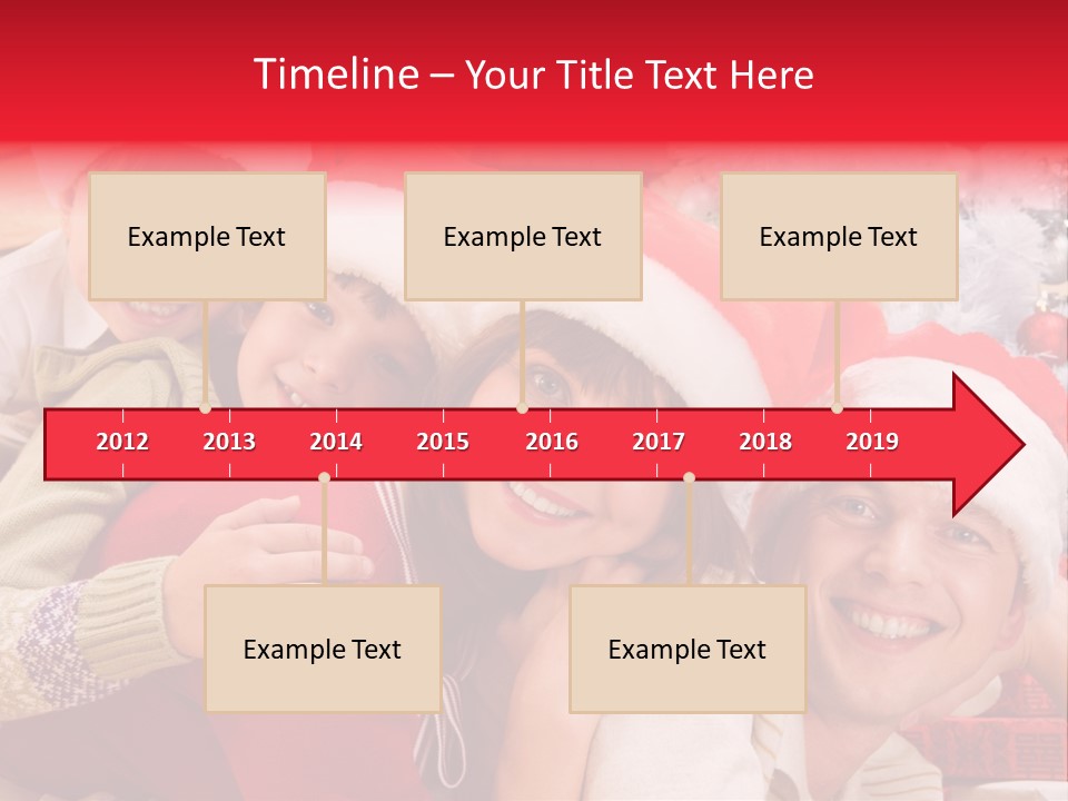 Family Christmas Photo Ideas PowerPoint Template