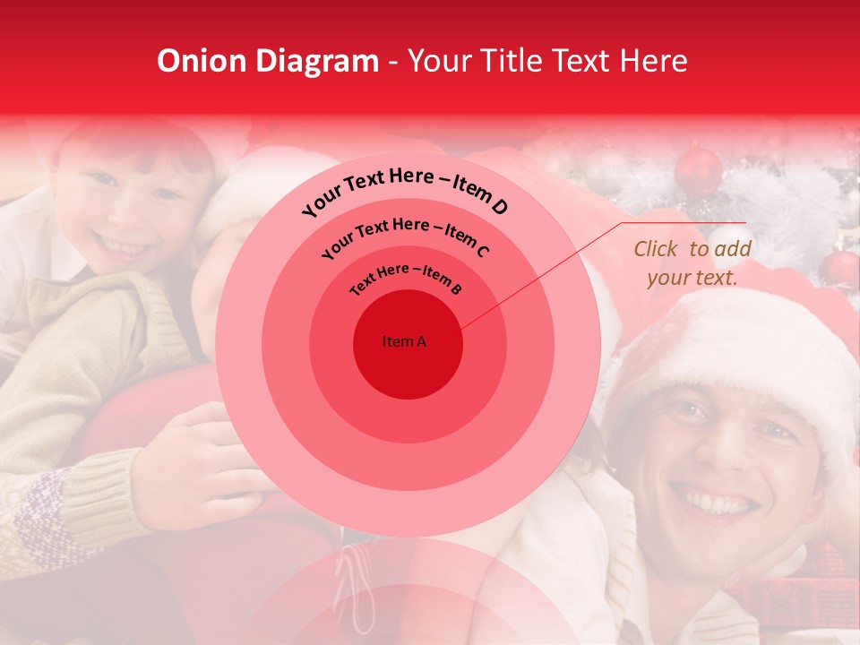 Family Christmas Photo Ideas PowerPoint Template