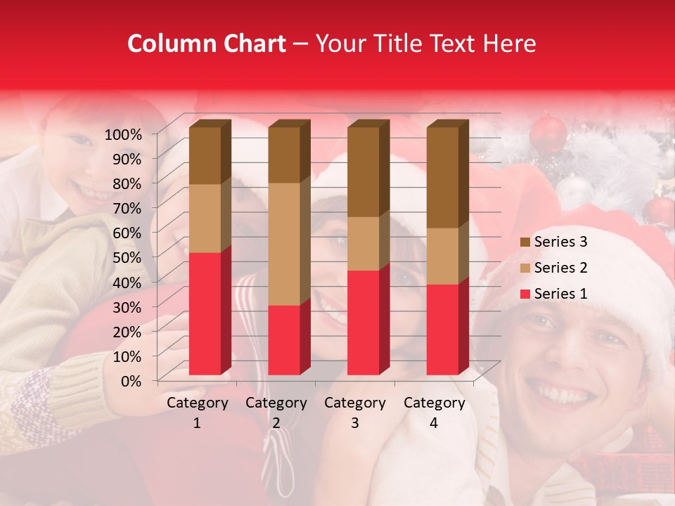 Family Christmas Photo Ideas PowerPoint Template